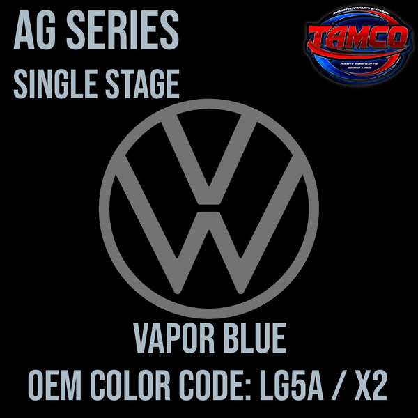 Volkswagen Vapor Blue | LG5A / X2 | 2000-2001 | OEM AG Series Single Stage