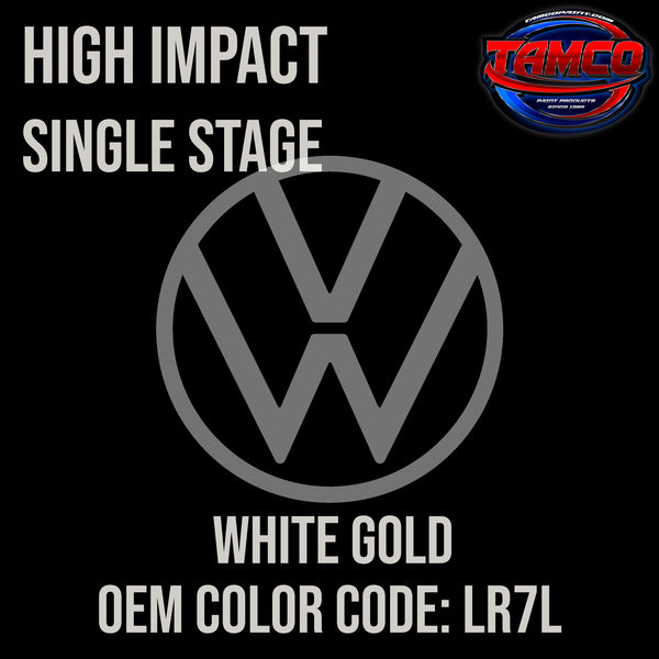 Volkswagen White Gold | LR7L | 2008-2015 | OEM High Impact Series Single Stage
