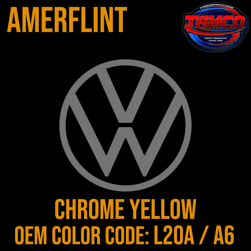 Tamco Paint Volkswagen Chrome Yellow Code L20A / A6 OEM Amerflint