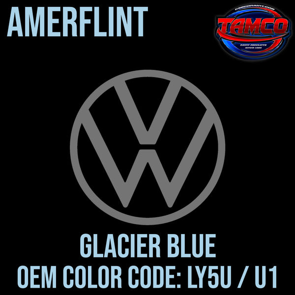Tamco Paint Volkswagen Glacier Blue Code LY5U / U1 OEM Amerflint