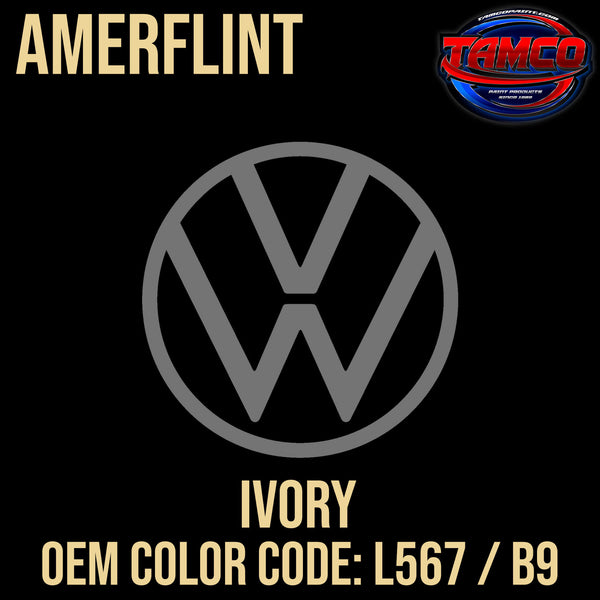 Tamco Paint Volkswagen Ivory Code L567 / B9 OEM Amerflint