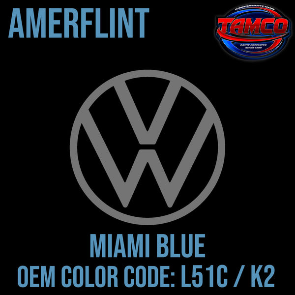 Tamco Paint Volkswagen Miami Blue Code L51C / K2 OEM Amerflint