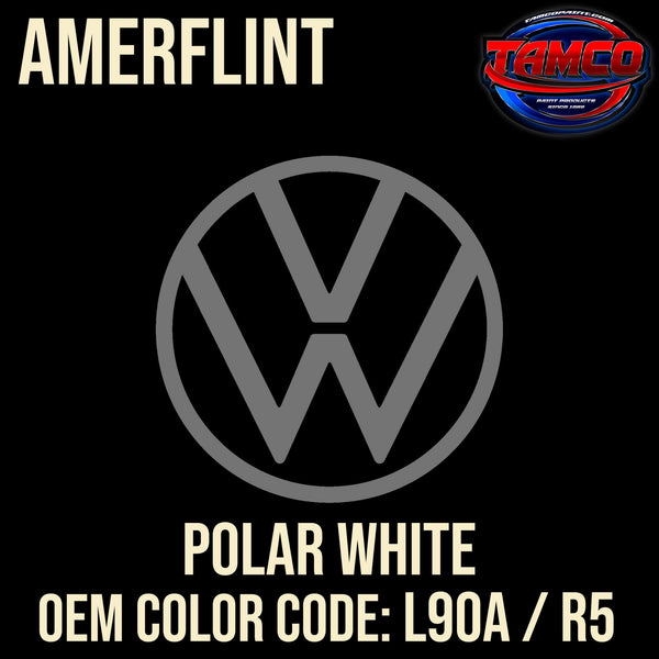 Tamco Paint Volkswagen Polar White Code L90A / R5 OEM Amerflint