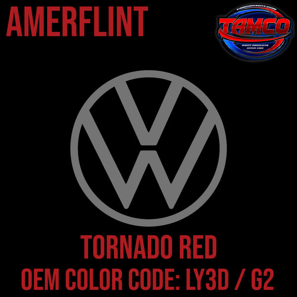 Tamco Paint Volkswagen Tornado Red Code LY3D / G2 OEM Amerflint