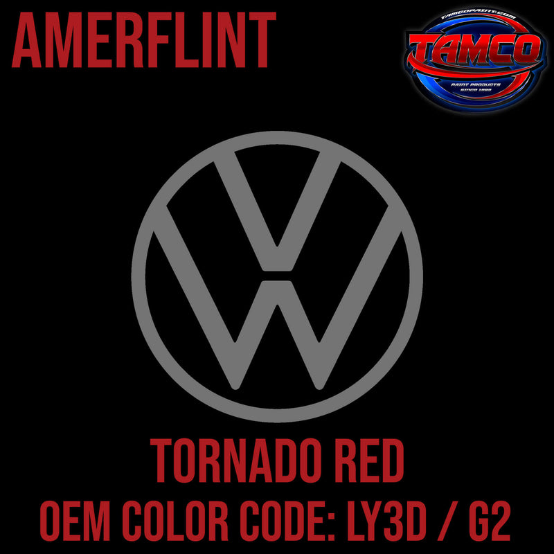 Tamco Paint Volkswagen Tornado Red Code LY3D / G2 OEM Amerflint