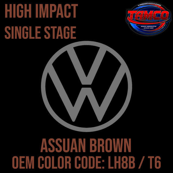 Tamco Paint Volkswagen Assuan Brown Code LH8B / T6 OEM High Impact Single Stage