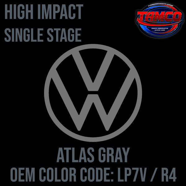 Tamco Paint Volkswagen Atlas Gray Code LP7V / R4 OEM High Impact Single Stage