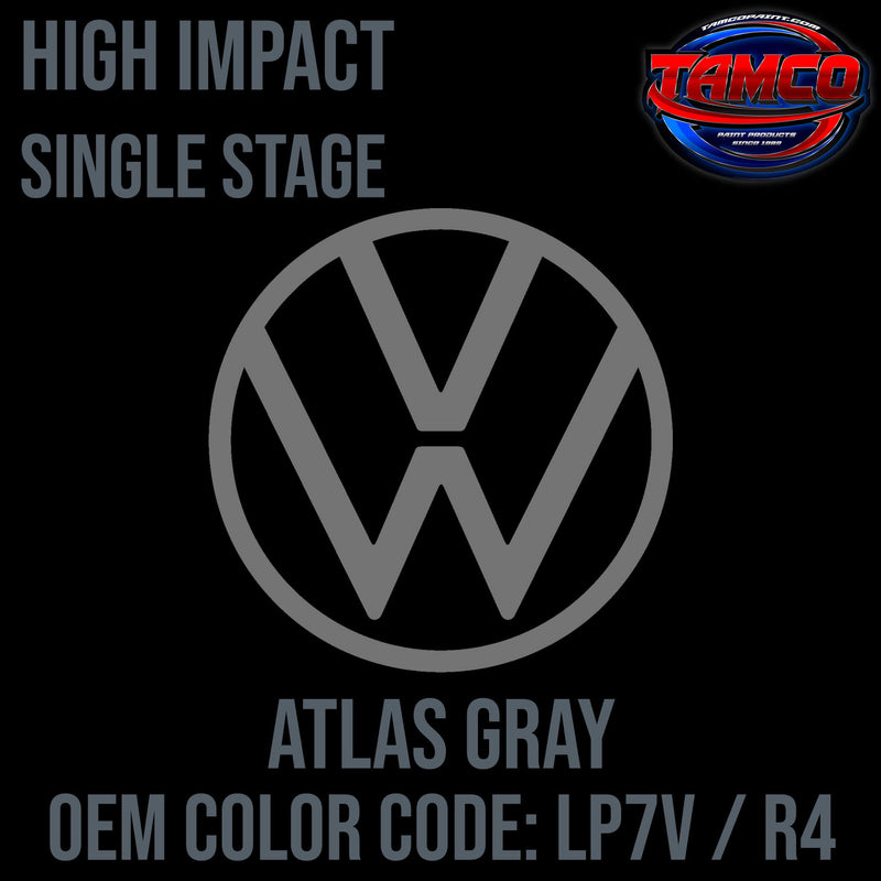 Tamco Paint Volkswagen Atlas Gray Code LP7V / R4 OEM High Impact Single Stage