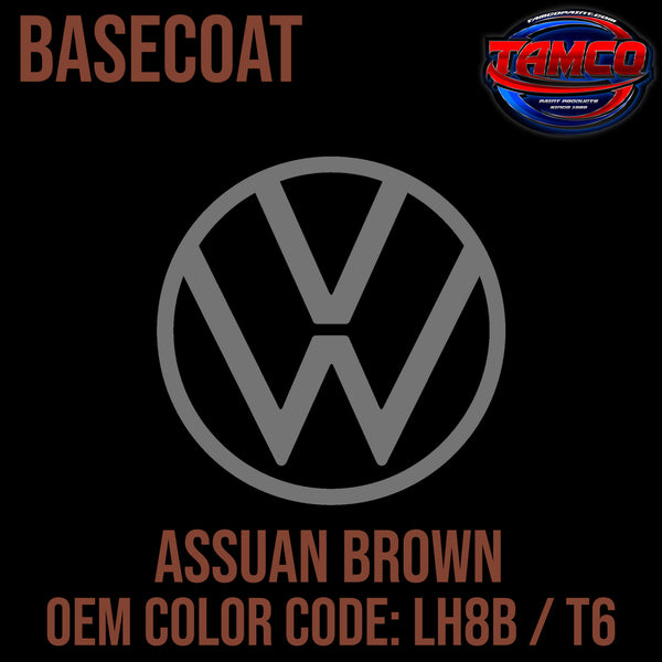 Tamco Paint Volkswagen Assuan Brown Code LH8B / T6 OEM Basecoat