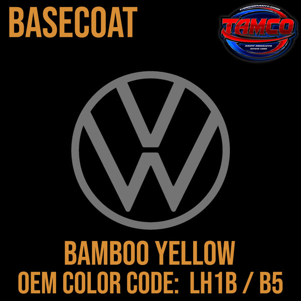 Tamco Paint Volkswagen Bamboo Yellow Code LH1B / B5 OEM Basecoat