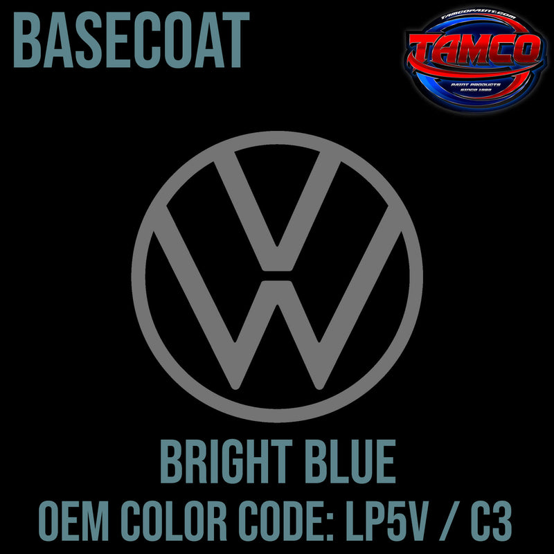 Tamco Paint Volkswagen Bright Blue Code LP5V / C3 OEM Basecoat