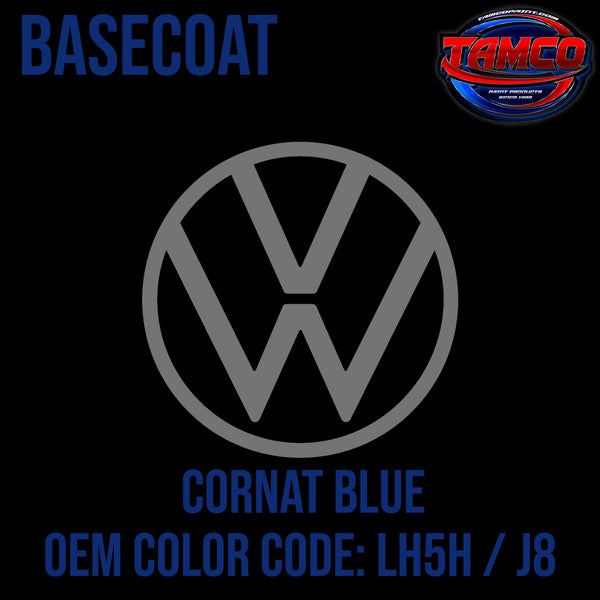 Tamco Paint Volkswagen Cornat Blue Code LH5H / J8 OEM Basecoat