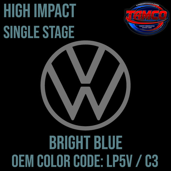 Tamco Paint Volkswagen Bright Blue Code LP5V / C3 OEM High Impact Single Stage