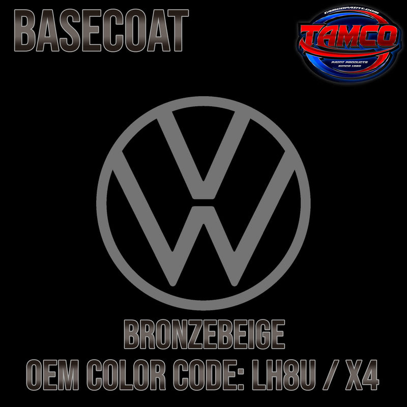 Tamco Paint Volkswagen Bronzebeige Code  LH8U / X4 OEM Basecoat