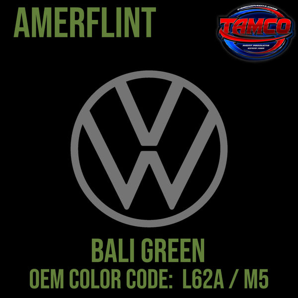 Tamco Paint Volkswagen Bali Green Code L62A / M5 OEM Amerflint