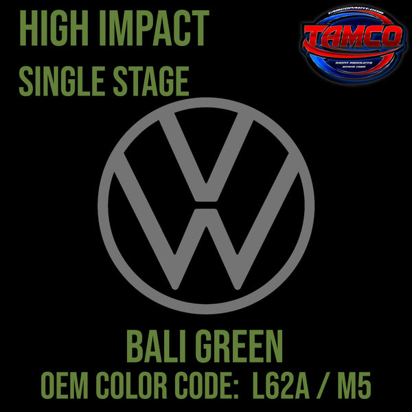 Tamco Paint Volkswagen Bali Green Code L62A / M5 OEM High Impact Single Stage 