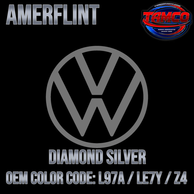 Tamco Paint Volkswagen Diamond Silver Code L97A / LE7Y / Z4 OEM Amerflint