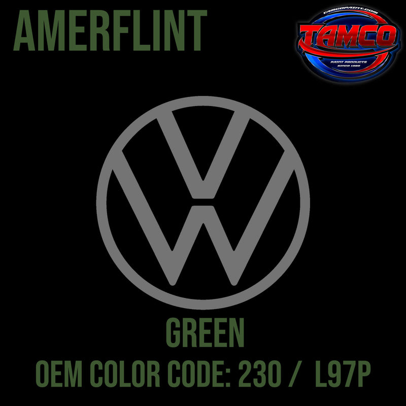 Tamco Paint Volkswagen Green Code 230 /  L97P OEM Amerflint
