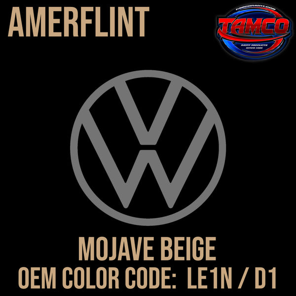 Tamco Paint Volkswagen Mojave Beige Code LE1N / D1 OEM  Amerflint II Series Single Stage