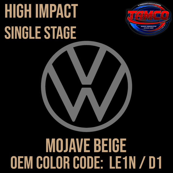 Tamco Paint Volkswagen Mojave Beige Code LE1N / D1 OEM High Impact Single Stage