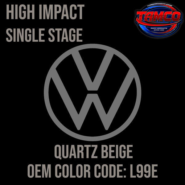 Tamco Paint Volkswagen Quarts Beige Code L99E OEM  High Impact Single Stage 
