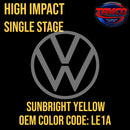 Tamco Paint Volkswagen Sunbrite Yellow Code LE1A  OEM High Impact Single Stage