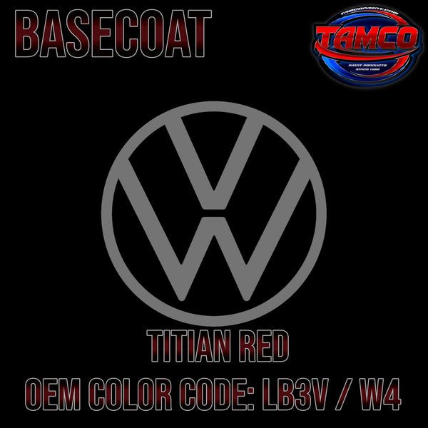 Volkswagen Titian Red Code LB3V / W4 OEM Basecoat 