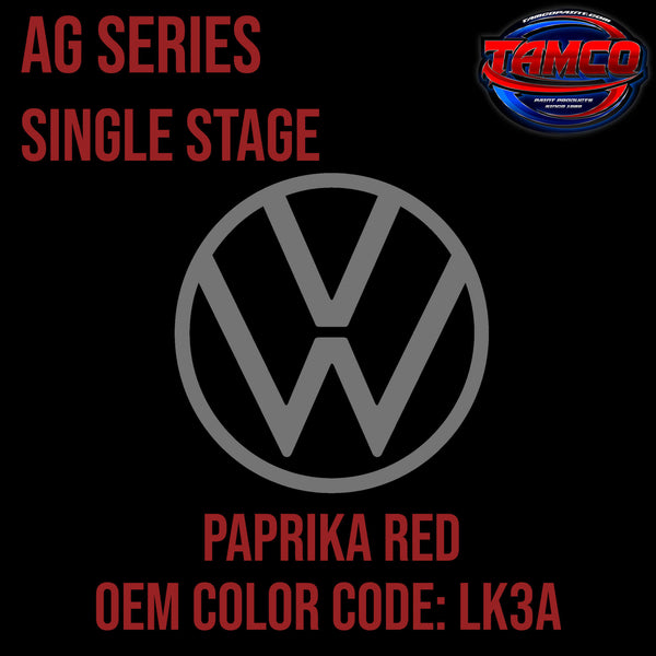 Volkswagen Paprika Red | LK3A | 1986-2008 | OEM AG Series Single Stage