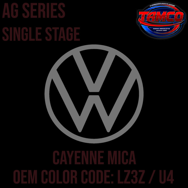Tamco Paint Volkswagen Cayenne Mica Code LZ3Z / U4 OEM AG Series Sngle Stage