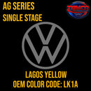 Tamco Paint Volkswagen Lagos Yellow Code LK1A / B7 OEM AG Series Single Stage