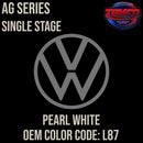Tamco Paint Volkswagen Pearl White Code L87 OEM AG Series Single Stage