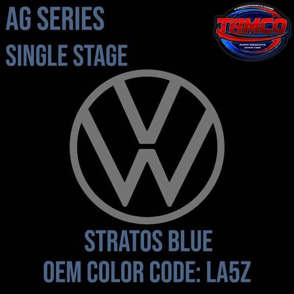 Tamco Paint Volkswagen Stratos Blue Code LA5Z AG Series Single Stage
