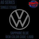 Tamco Paint Volkswagen Sapphire Blue Code L50D OEM AG Series Single Stage