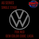 Tamco Paint Volkswagen Fox Red Code LH3A AG Series SIngle Stage 