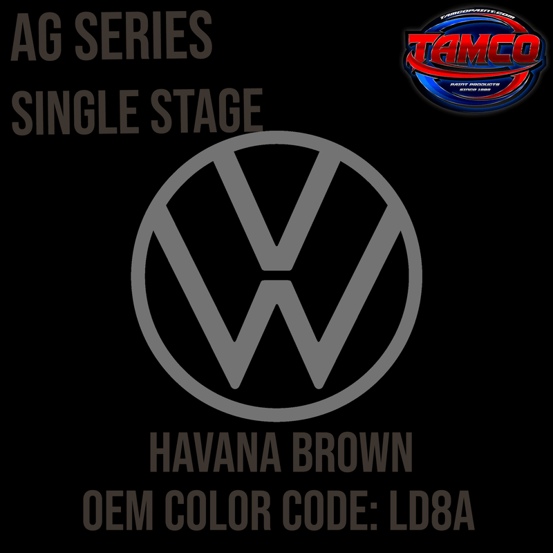 Tamco Paint Volkswagen Havana Brow Code LD8A AG Series Single Stage 