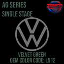 Tamco Paint Volkswagen Velvet Green Code L512 AG Series Single Stage