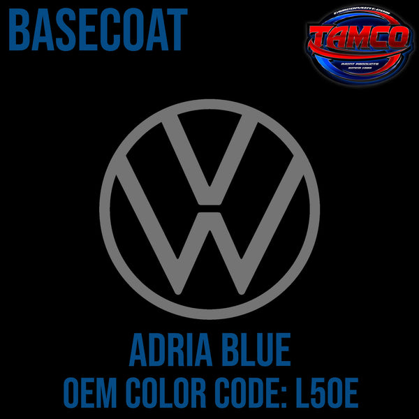 Tamco Paint Volkswagen Adria Blue Code L50E OEM Basecoat