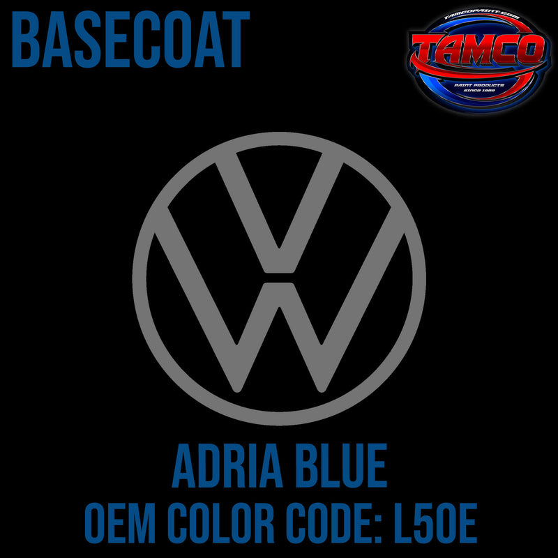 Tamco Paint Volkswagen Adria Blue Code L50E OEM Basecoat