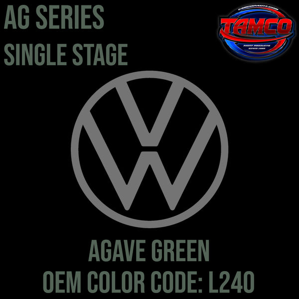 Tamco Paint Volkswagen Agave Green Code L240 OEM AG Series Single Stage