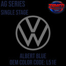 Tamco Paint Volkswagen Albert Blue Code L51E OEM AG Series Single Stage