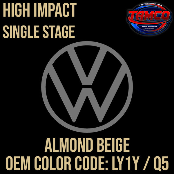 Tamco Paint Volkswagen Almond Beige Code LY1Y / Q5 High Impact Single Stage
