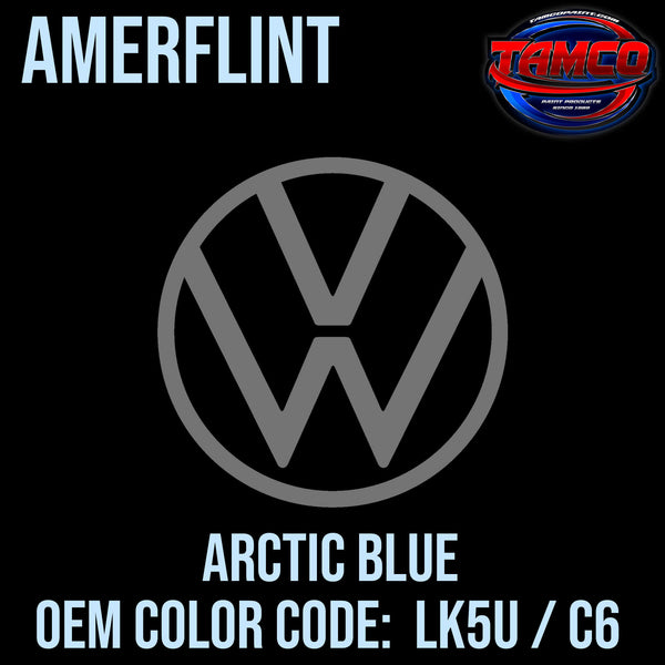 Tamco Paint Volkswagen Arctic Blue Code LK5U / C6 OEM Amerflint