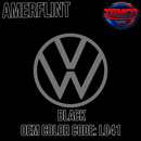 Tamco Paint Volkswagen Black Code L041 OEM Amerflint II Series Single Stage
