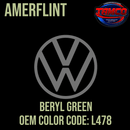 Tamco Paint Volkswagen Beryl Green Code L478 1960-1964 OEM Amerflint II Series Single Stage