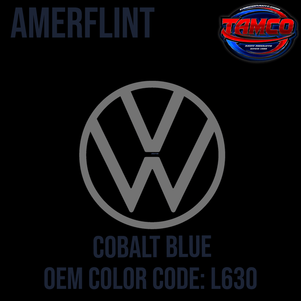 Tamco Paint Volkswagen Cobalt Blue Code L630 Amerflint II Series Single Stage