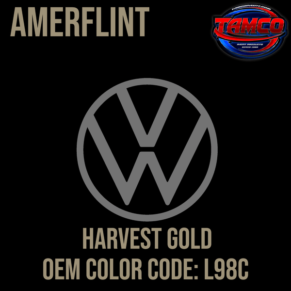 Tamco Paint Volkswagen Harvest Gold L98C 1974-1975 OEM Amerflint II Series Single Stage