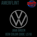 Tamco Paint Volkswagen Java Green Code L518 Amerflint II Series Single Stage