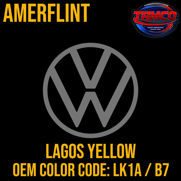 Tamco Paint Volkswagen Lagos Yellow Code LK1A / B7 OEM Amerflint