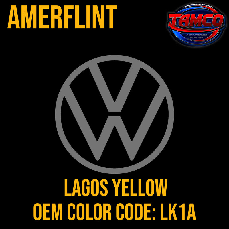 Tamco Paint Volkswagen Lagos Yellow Code LK1A / B7 OEM Amerflint