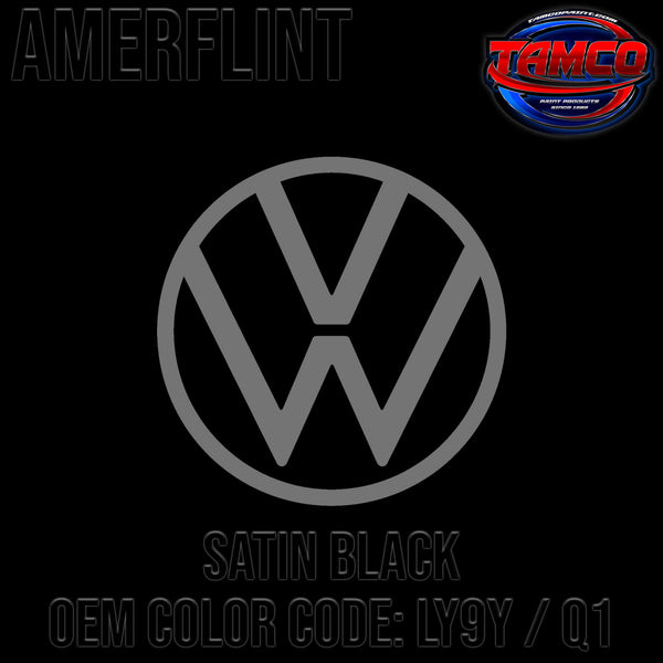 Tamco Paint Volkswagen Satin Black Code LY9Y / Q1 OEM Amerflint